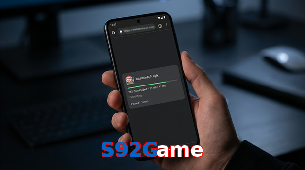 Main screen of S92Game apk page for PK players